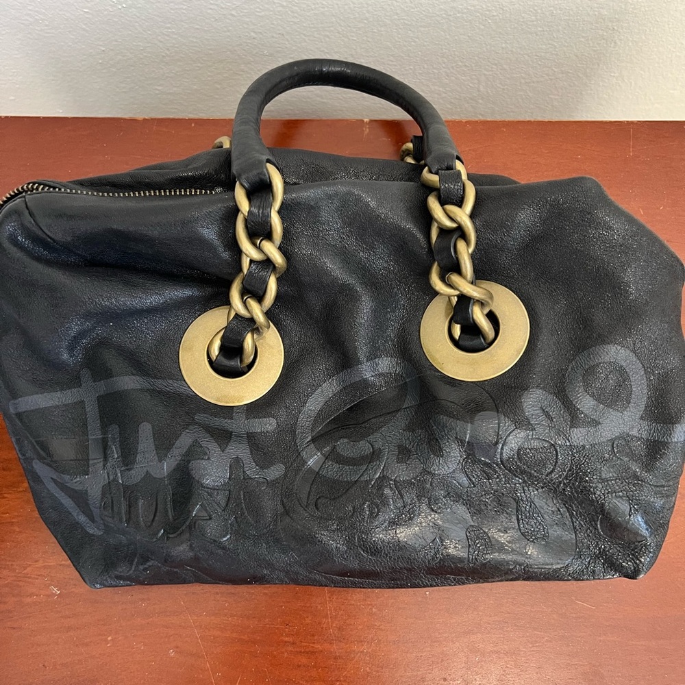 Roberto Cavalli leather purse